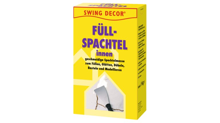 Swing Decor Füllspachtel innen, 1 kg Packung.